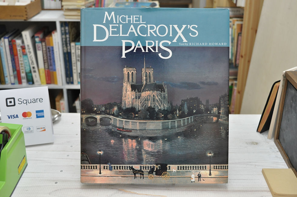 Michel Delacroix's Paris,ミシェル・ドラクロア,洋書,挿絵,古書,古本,千葉,佐倉,アベイユブックス