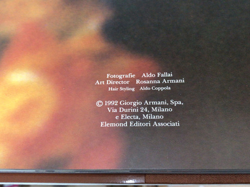 Giorgio Armani a Marrakech Collezione Primavera Estate 1992