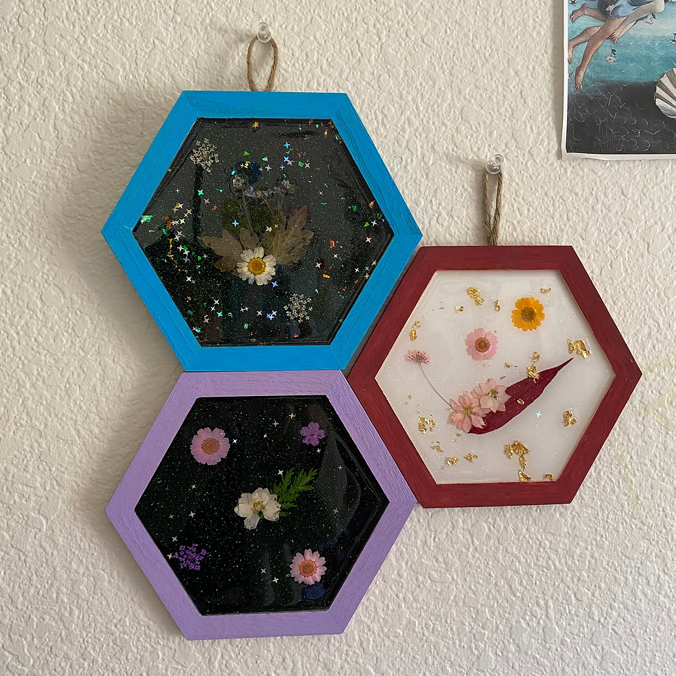 Thumbnail: Yellow Hanging Flower Frame