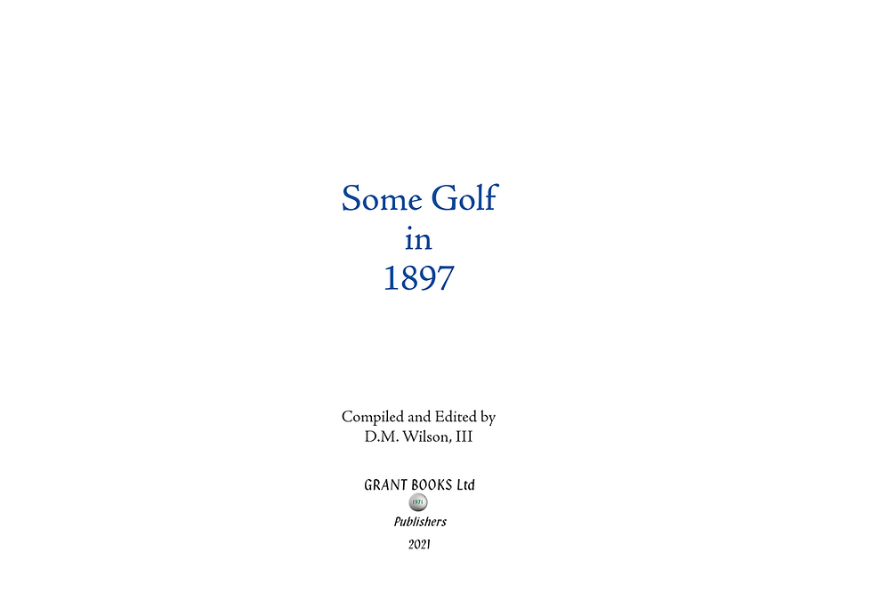 Thumbnail: Some Golf in 1897