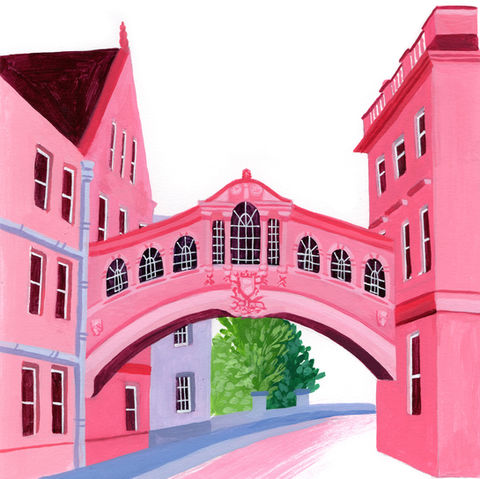 joanna clay oxford art print