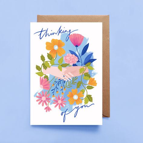 joanna clay thinking of you greetings card