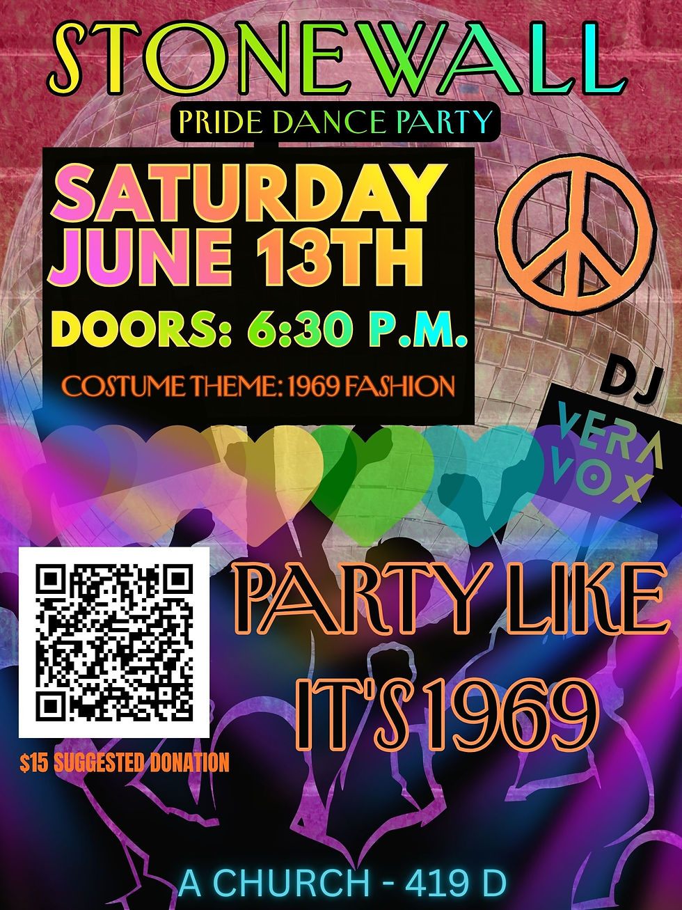 Stonewall Pride Dance Party Photo booth