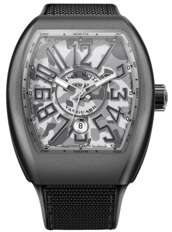 Franck Muller VANGUARD CAMOUFLAGE TITANIUM V 45 SC DT CAMOU TT MC TT content media