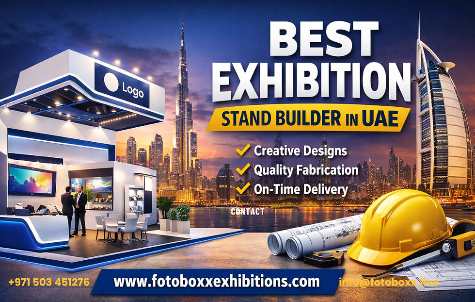 Top Exhibition Stand Design Trends in UAE 2026