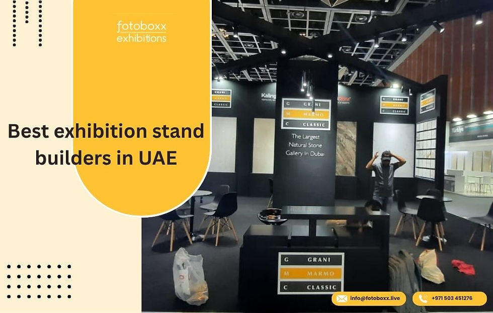Fotoboxx Exhibitions: Trusted Exhibition Stand Builders UAE
