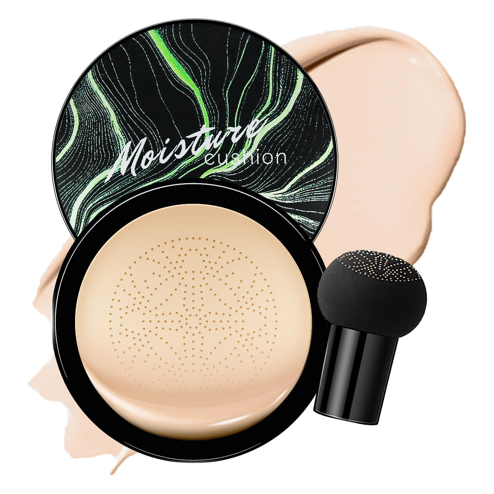 Mushroom Head Air Cushion CC Cream - BB Cream Foundation for Concealer Full Cove