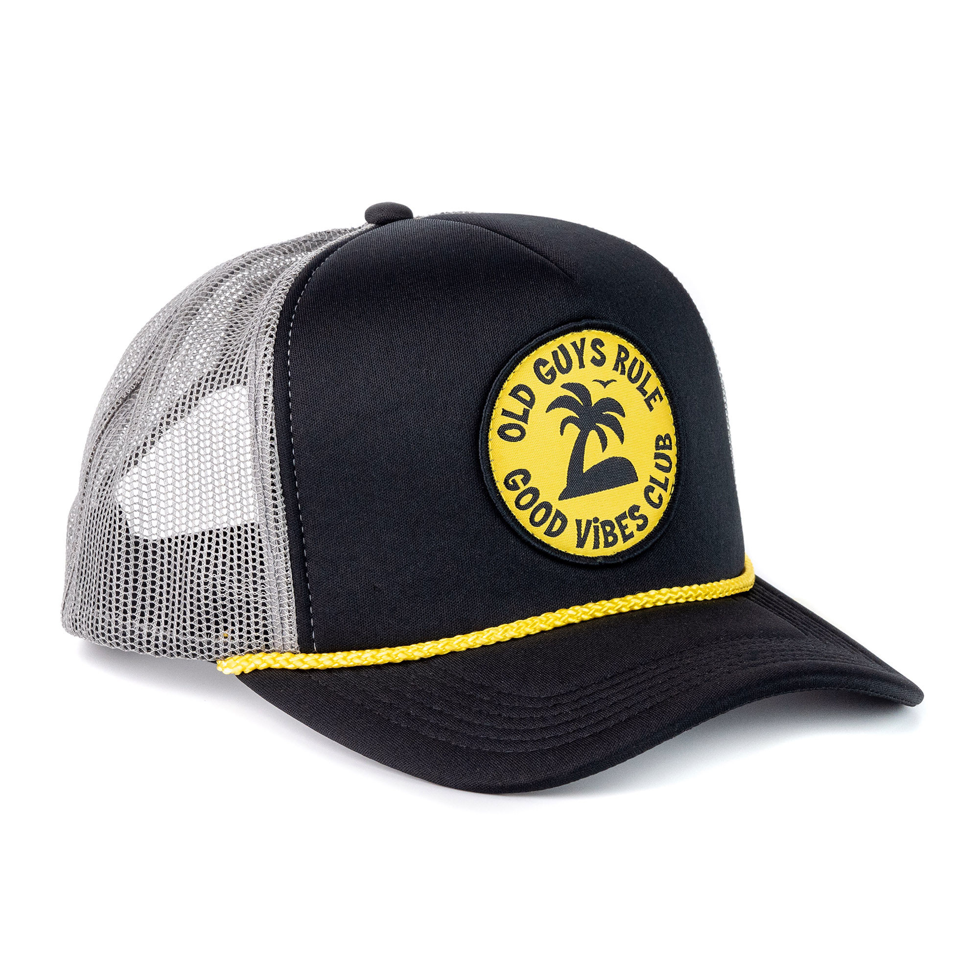 'GOOD VIBES CLUB' TRUCKER CAP - BLACK
