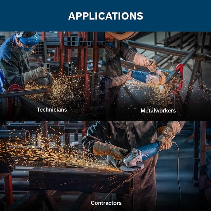 Thumbnail: Bosch GWS 2200 Corded Electric Angle Grinder