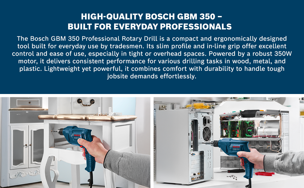 Thumbnail: Bosch GBM350 Professional Rotary Drill