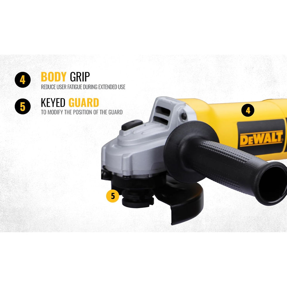 Thumbnail: DEWALT DW801-IN, 850W, 4'' (100mm) Heavy Duty Angle Grinder