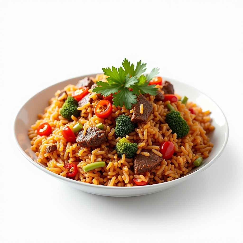 Spicy Beef Fried Rice