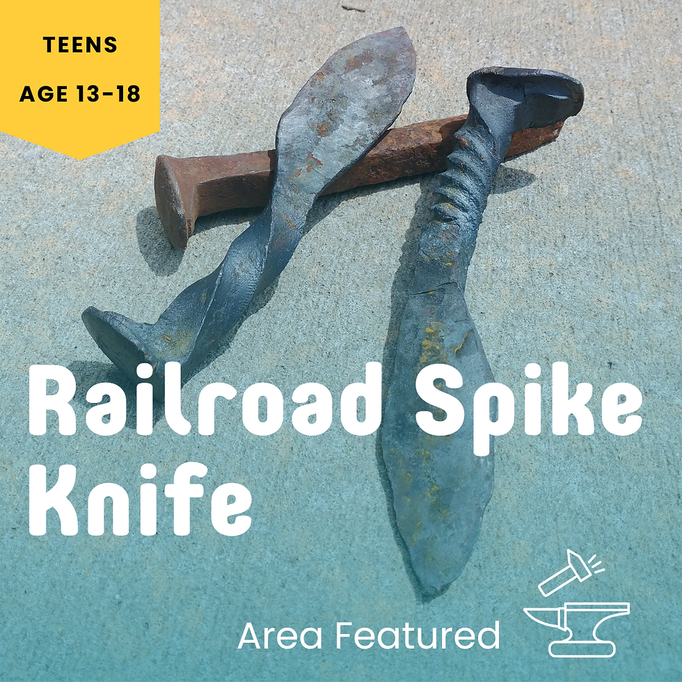 TEEN Railroad Spike Knife: Foundations of Bladesmithing   