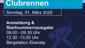 📢 Sonntag 01.03. Clubrennen und JO-Rennen ⚠️