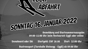 Eggli Abfahrt 2022 findet am Sonntag 16.01. ab «Brand-Böhl» statt!