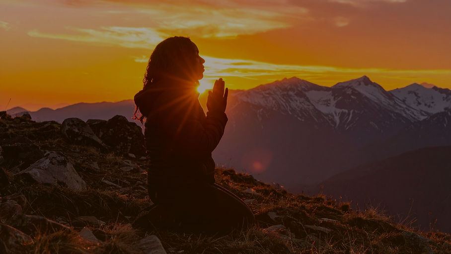 Meditation at the mountain top