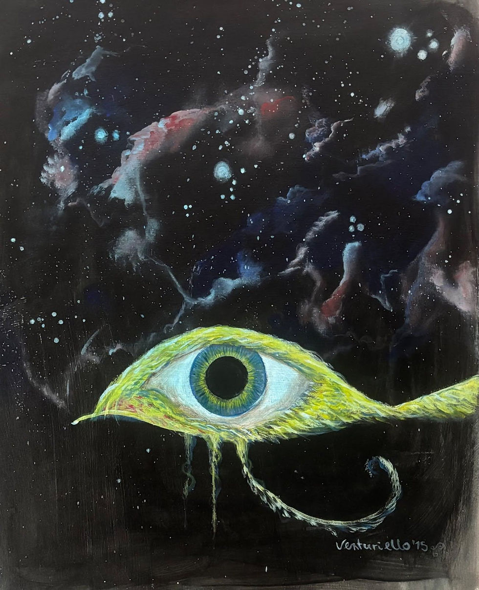 Vista frontal de "Mirada nocturna"