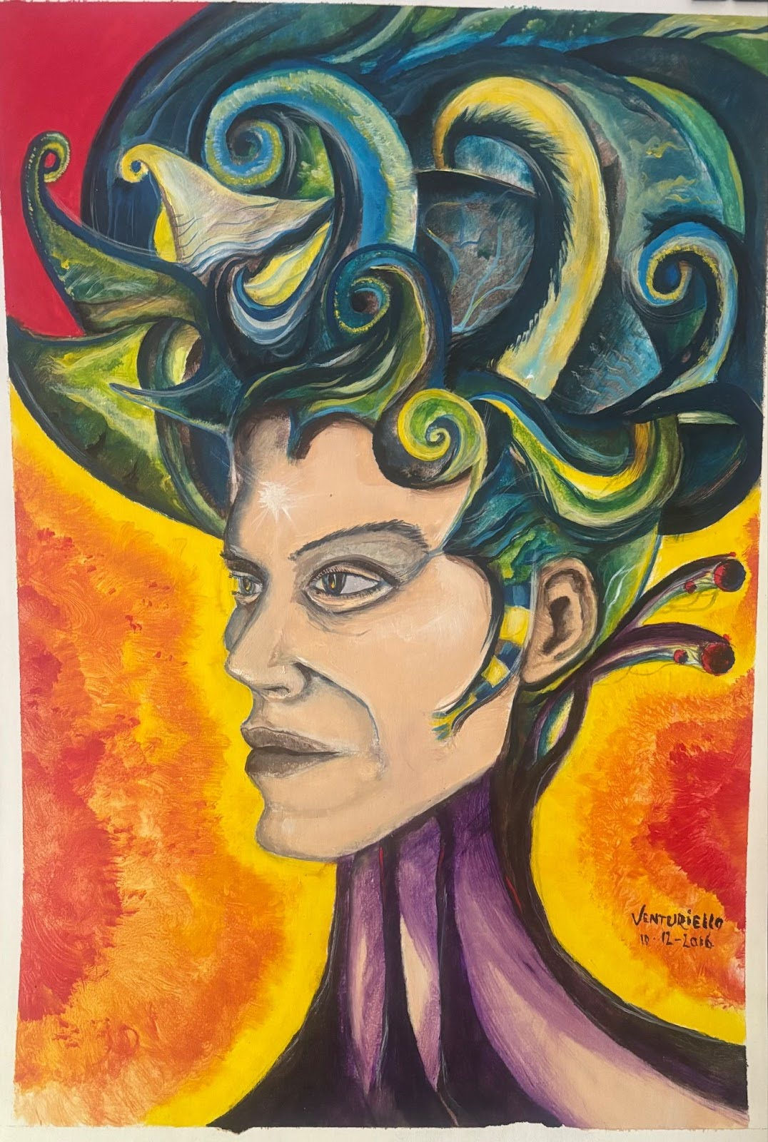 Vista frontal de "La mente"