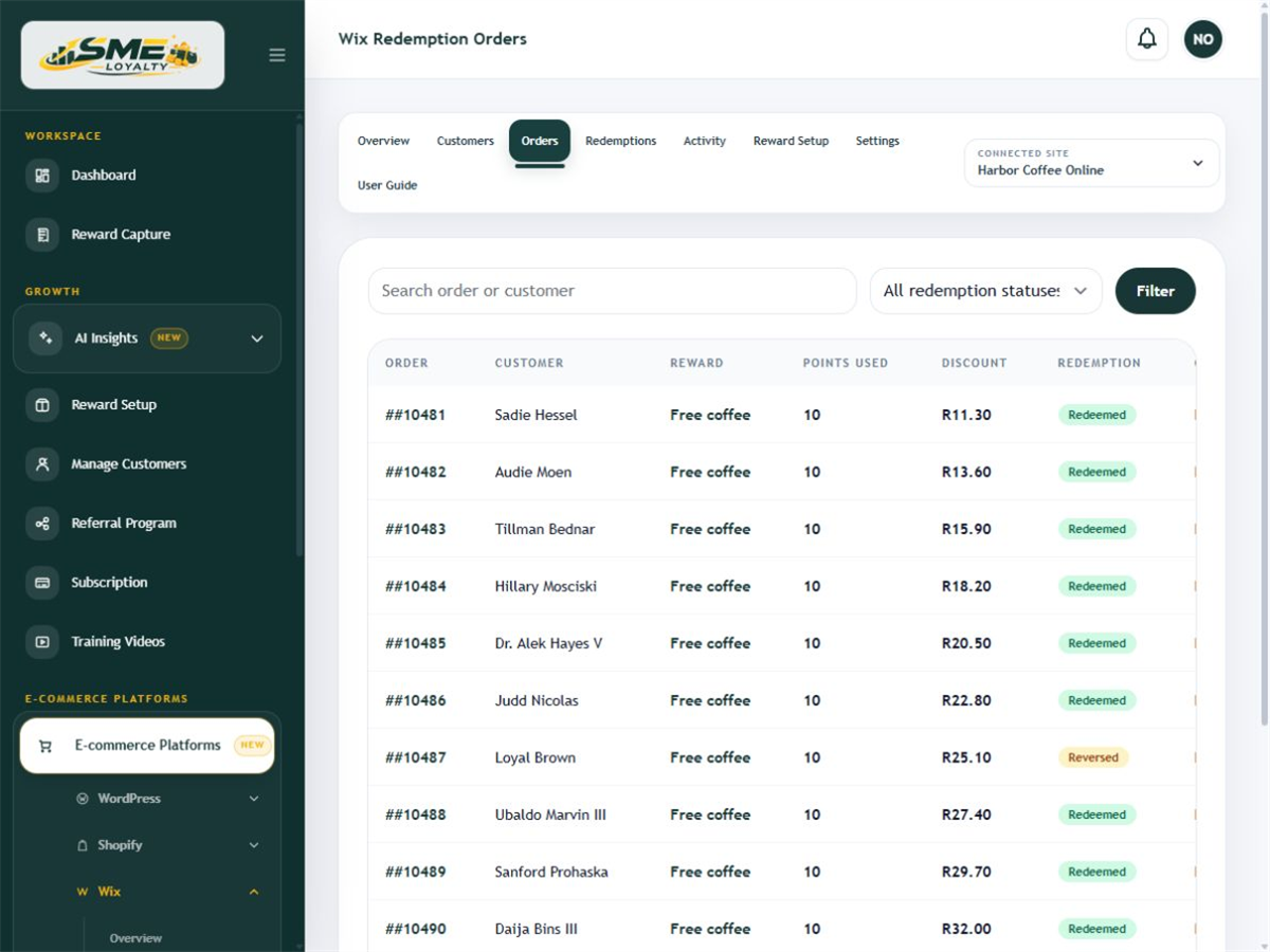 SME Loyalty screenshot 2