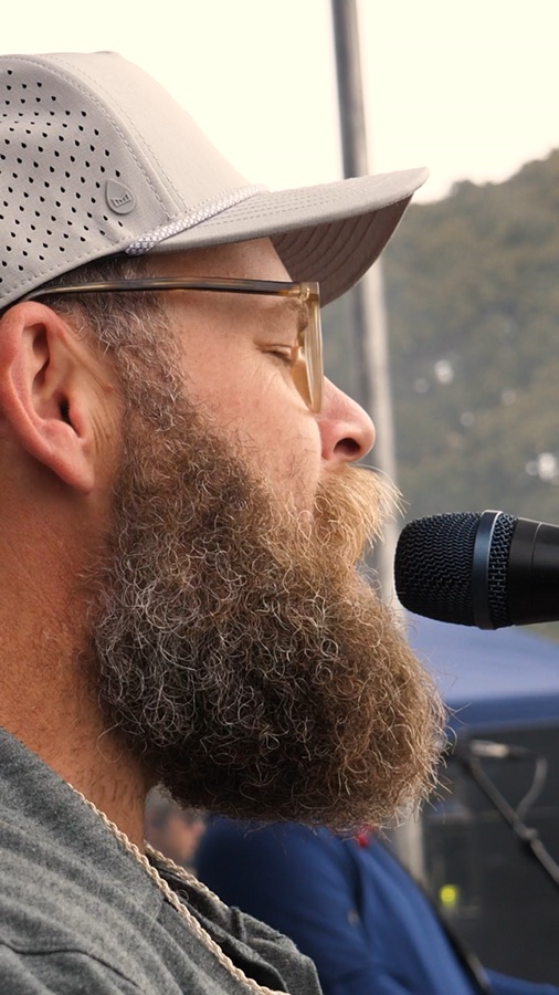 Live music performance at Bayfest