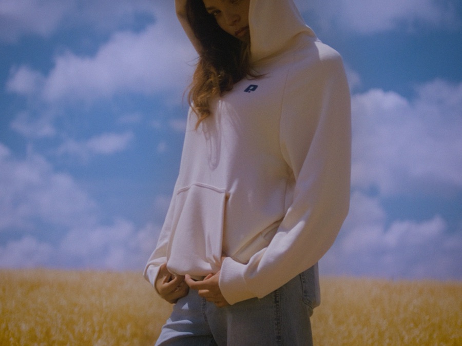 Hoodie from an apparel campaign