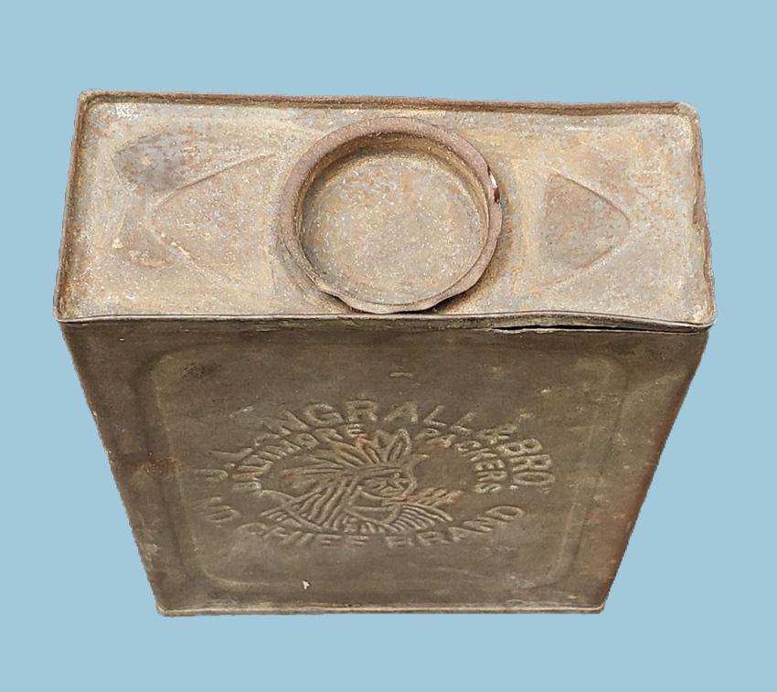 Thumbnail: Maryland Chief  Brand Square Quart Oyster Can