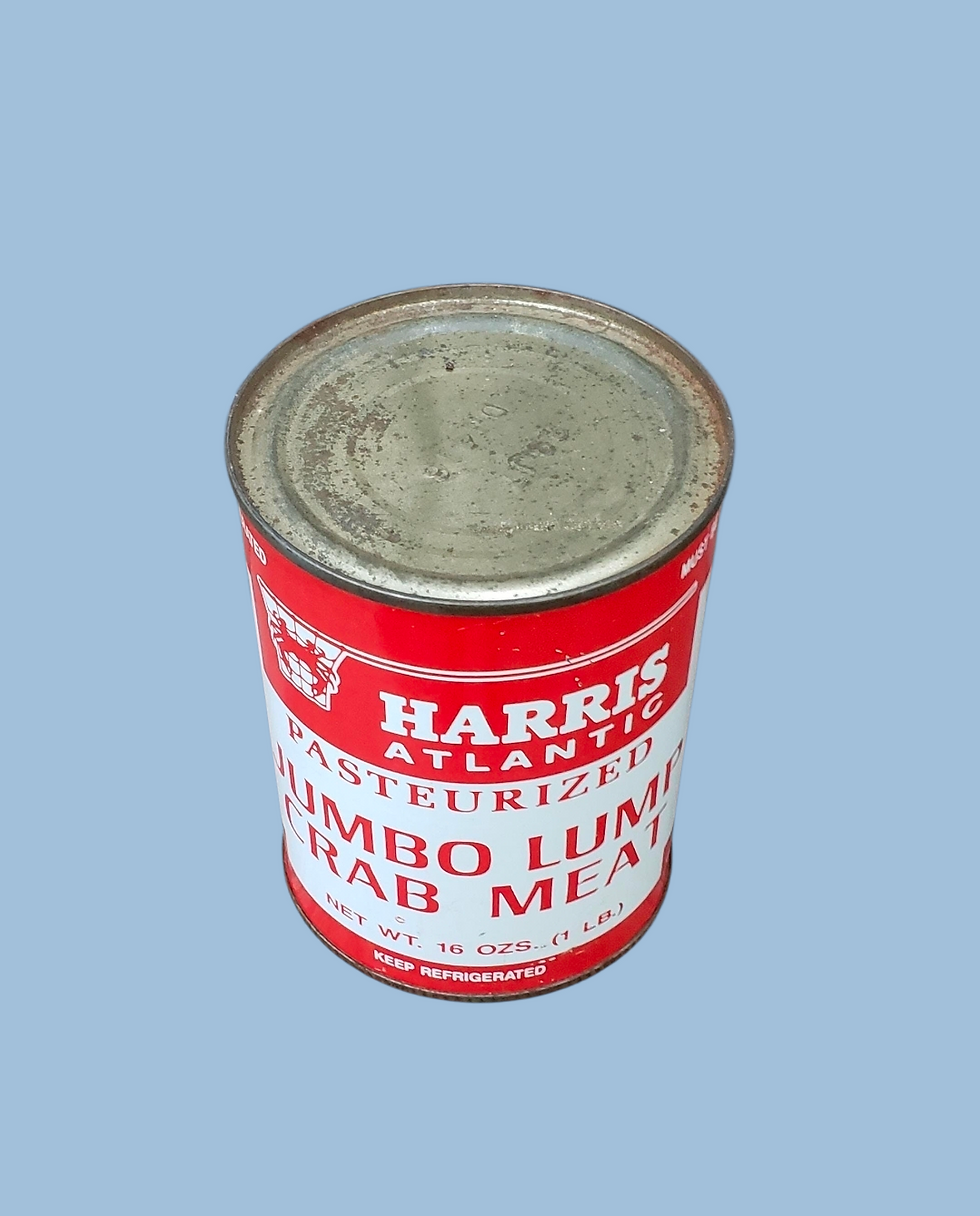 Thumbnail: old South Carolina vintage crab meat can