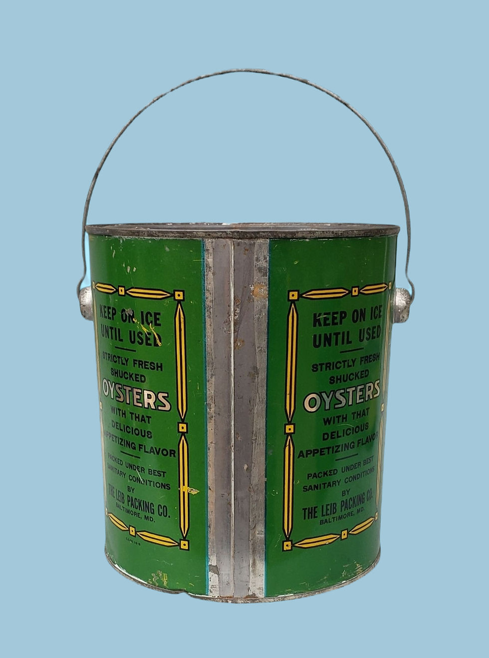 Thumbnail: Sun Brand Bail Handle Gallon Oyster Can Baltimore, MD.