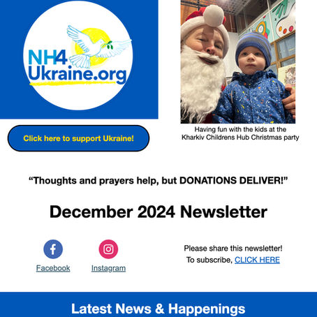 NH4Ukraine December 2024 Newsletter