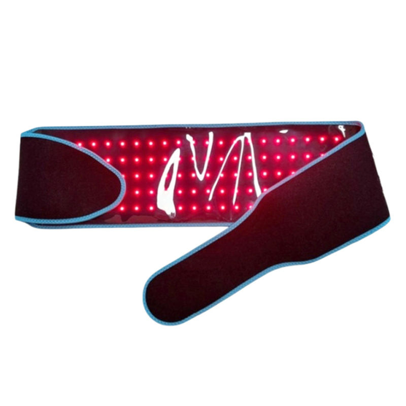 Portable - LED Red Light Therapy Belt with Heating and Massage Settings