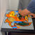 Thumbnail: Charzard themed brick mosaic wall art video, how to.