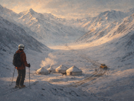 Ski Touring in Kyrgyzstan (while it's still like this)