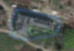 drone photogrammetry image of a roof inspection