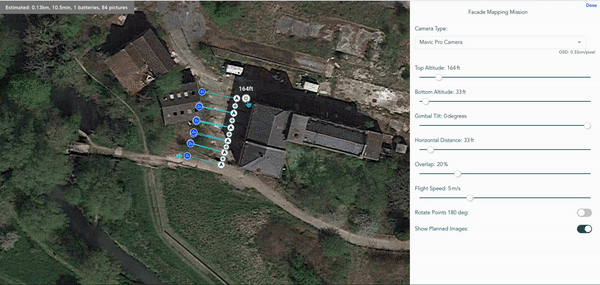 Configuring a Facade Capture in Hammer Missions