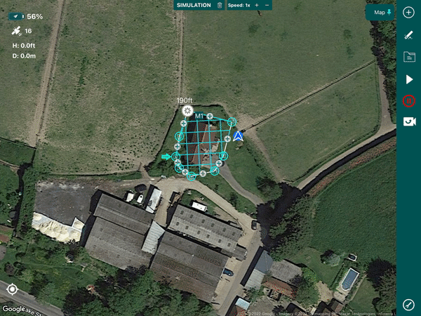50 MP flight, visualised by Hammer Missions