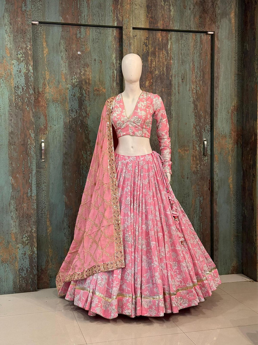 Pink Lehenga set