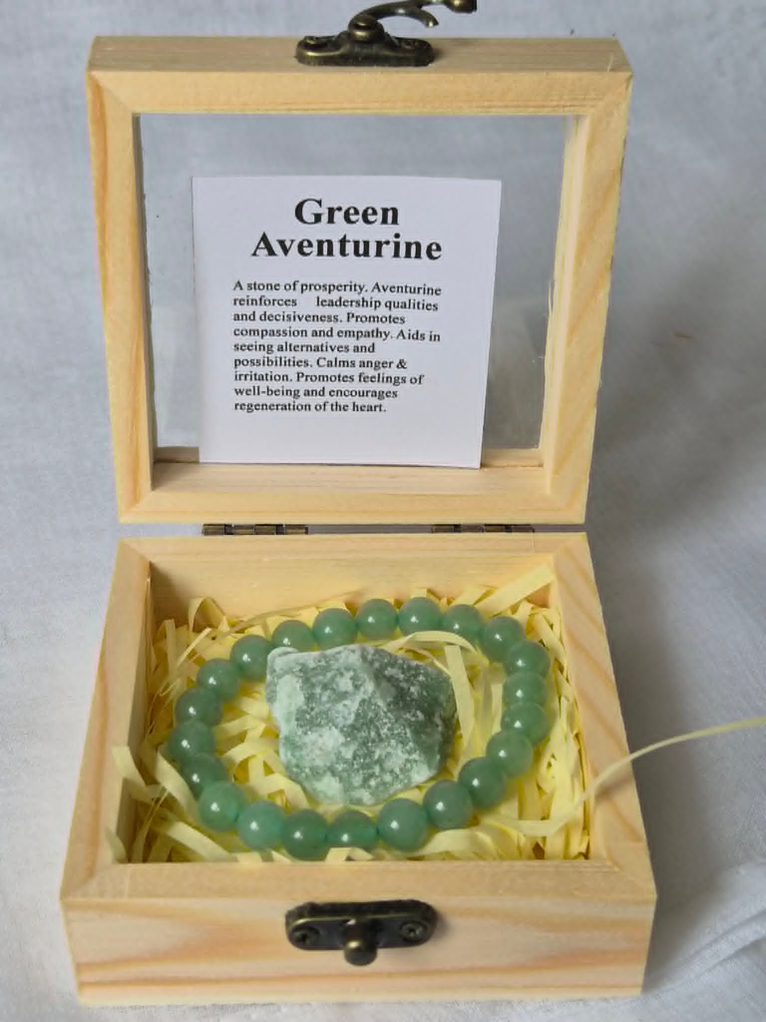 Green Aventurine Crystal Gift Set