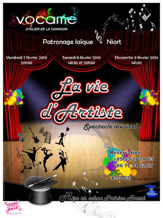 Spectacle Musical : La vie d'Artiste