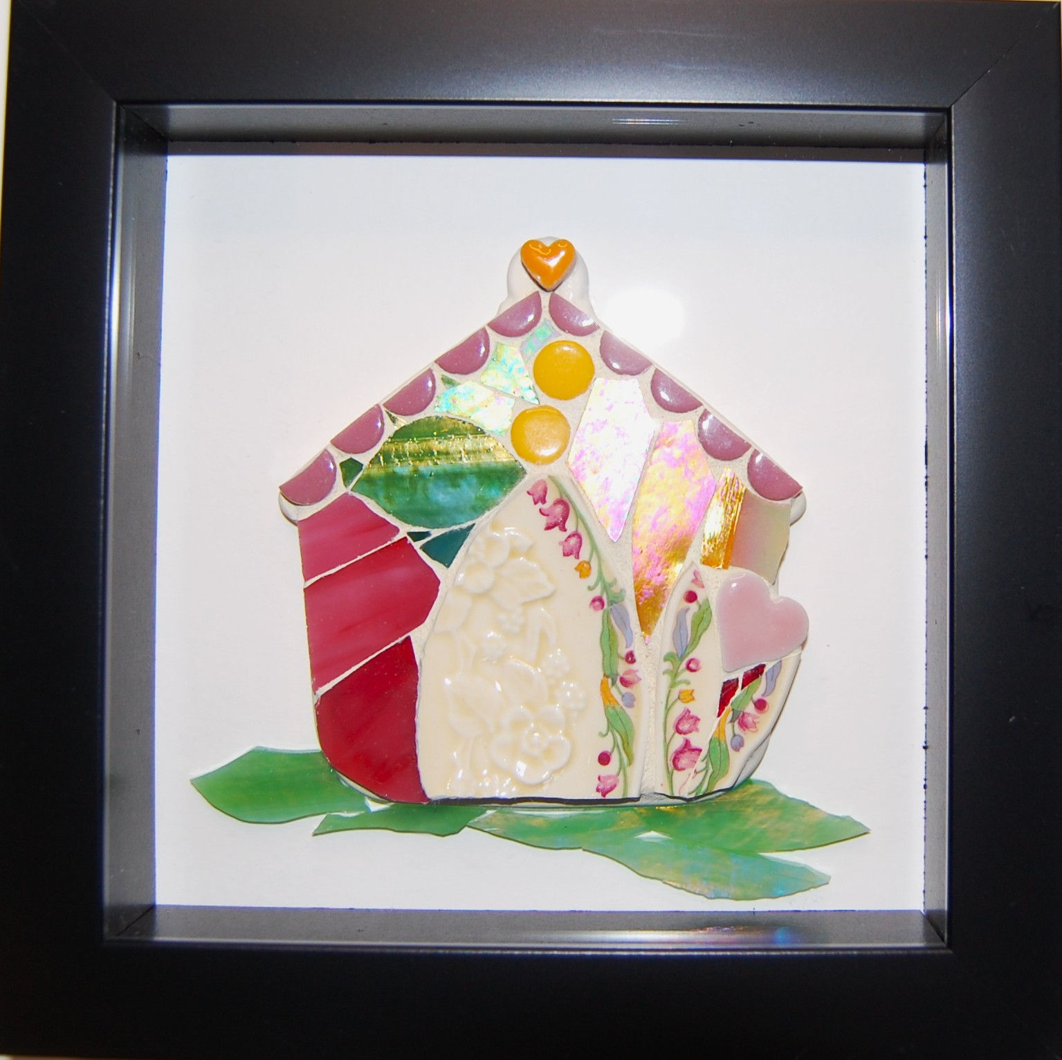 Heart House a5_7" x 7" Framed