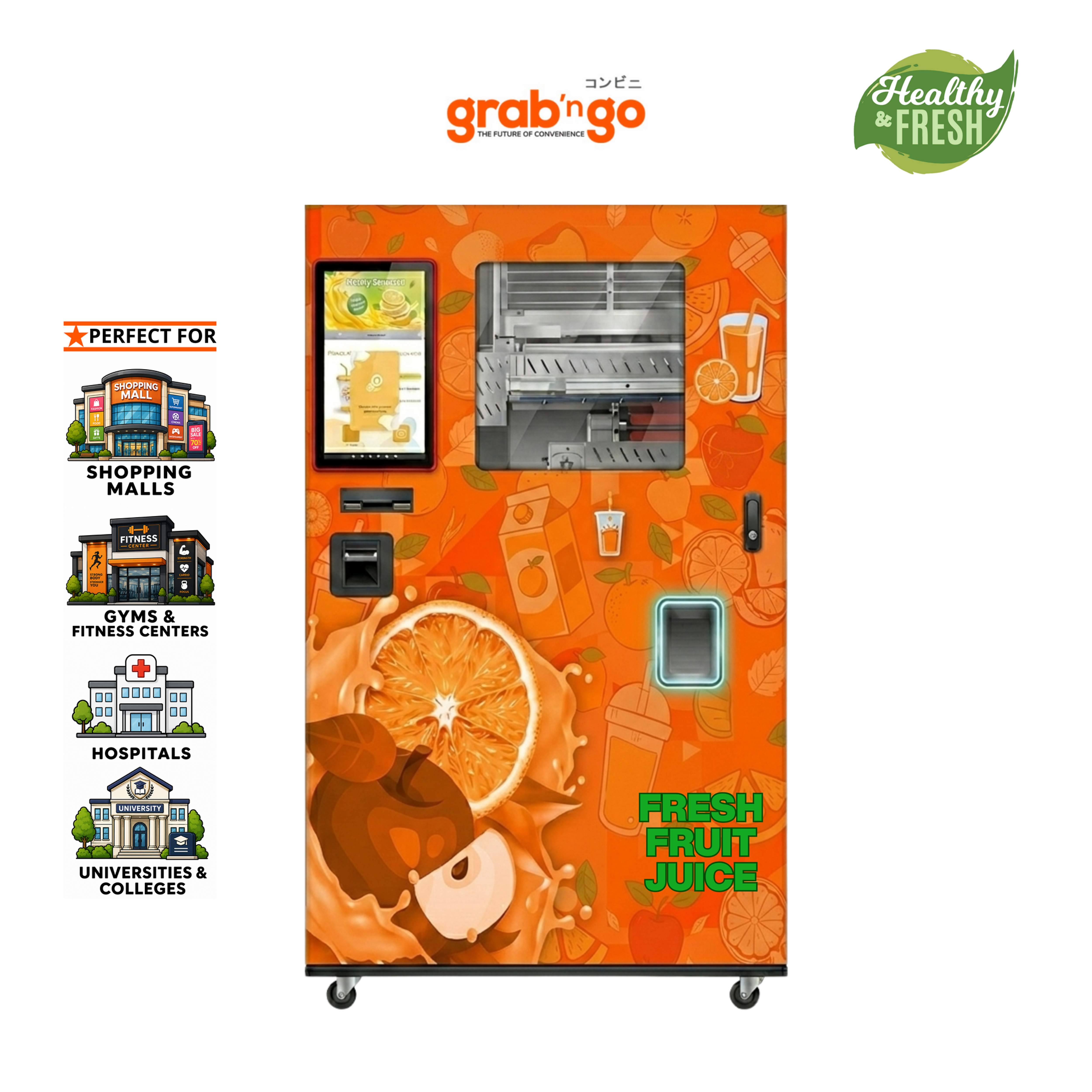 JUICE SERIES: Mixed Fruits (Orange, Apple, Pear, Tomato)