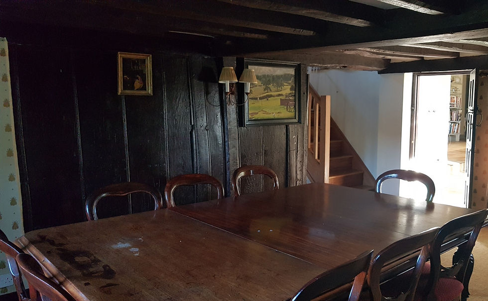 Historic timber roof structure demonstrating significant original building fabric