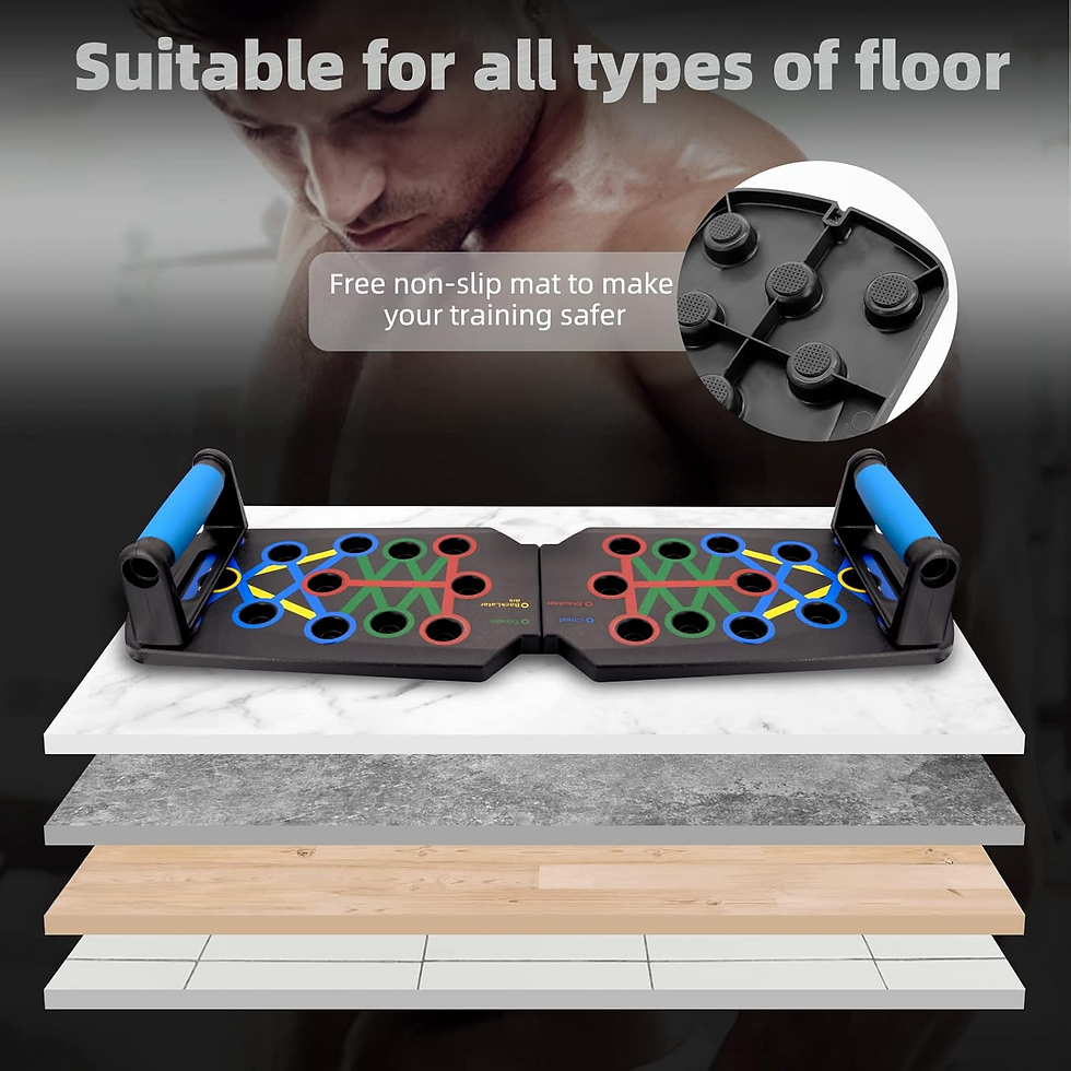 Miniatura: 28 in 1 Push Up Rack Board System Fitness Workout Train Home Gym Exercise Stands