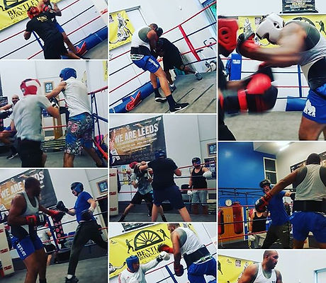 A few action shots from last nights spar
