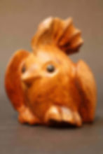 Oiseau imaginaire, sculpture en bois de Christian Delacoux