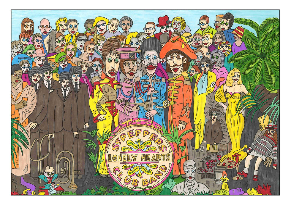 Miniaturbild: Sgt Pepper Beatles Puzzle, 120 Teile, A4