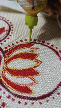 Miniatura: Handpainted Table Cover