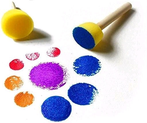 Миниатюра: Foam Brushes Sponge Stippler Stencil Foam Brush Dabber Furniture Craft Art Paint