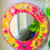 Thumbnail: Textured Mirror Art (Pink)