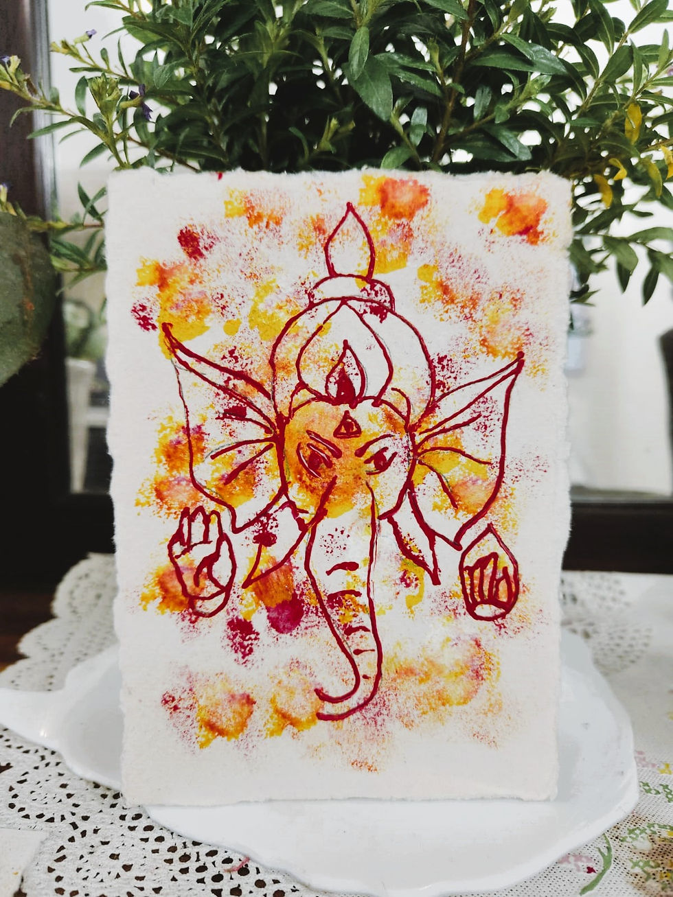 Thumbnail: Handpainted Card