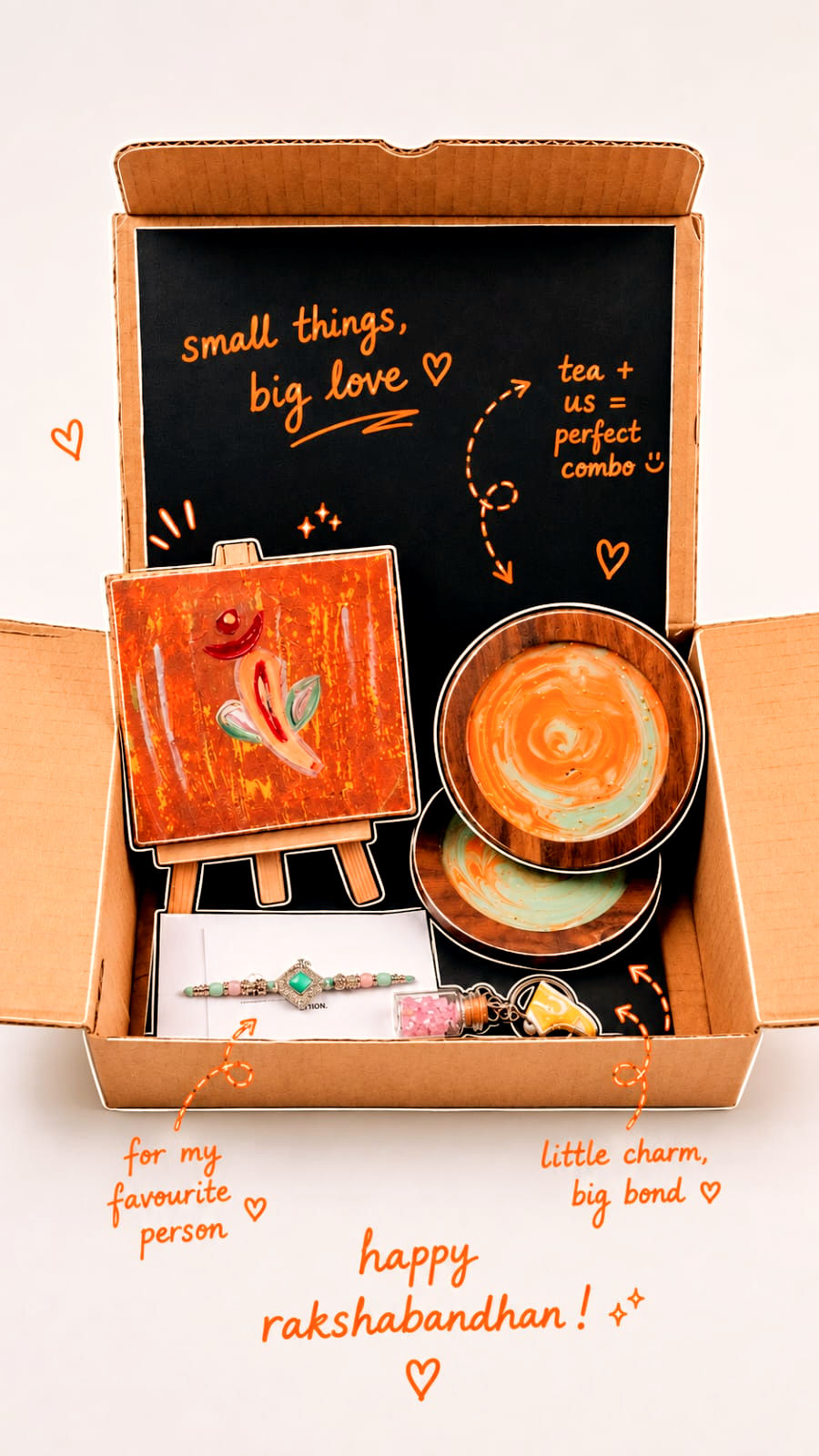 Saffron Harmony Raksha Bandhan Gift Hamper